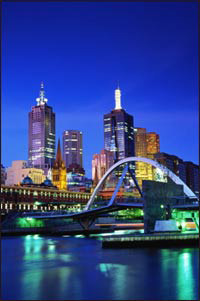 Port Phillip Bay in Melbourne Australia