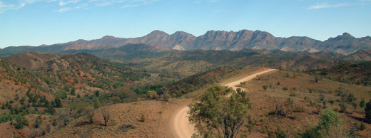 Flinders Range in South Australia
