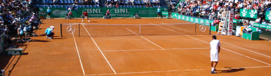 Singles Match Play at the Italian Opoen in Rome