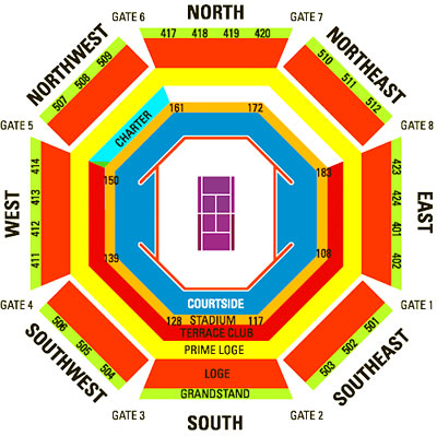 Pacific Life Seating Charts