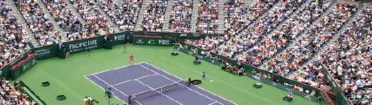 Stadium at the Indian Wells Tennis Tournament