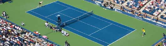 Ariel Court View Inside Arthur Arthur Ashe Stadium