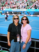 Fans at the Australian Open