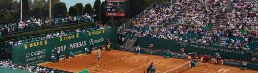 Clay Court at Monte Carlo Open in Monaco